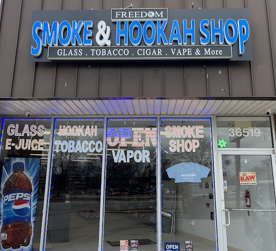 Freedom smoke and vape shop in Clinton Township
